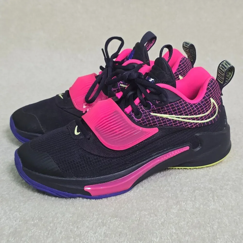 Nike Zoom Freak 3 GS Purple Pink Shoes Sneakers DB4158 500 Size 7Y - Picture 5 of 12